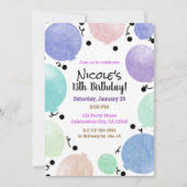 Fun Pastel Party Ballonnen Verjaardagsviering Kaart (Voorkant)