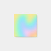 Fun Pastel Rainbow Gradient Post-it Notes (Voorkant)