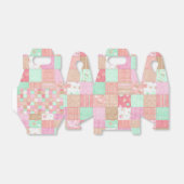 Fun Pastel  Shabby Chic Patchwork Patroon Bedankdoosjes (Uitgevouwen)