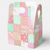 Fun Pastel  Shabby Chic Patchwork Patroon Bedankdoosjes (Geopend)