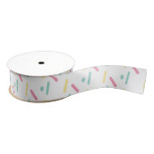 Fun Pastel Sprinkles Party Grosgrain Lint (Spoel)