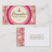 Fun Pastry Chef-Visitekaartjes Visitekaartje (Voorkant / Achterkant)