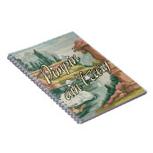 Fun  PBN zwemt Schilderachtig notebook met Twist Notitieboek (Rechterzijde)