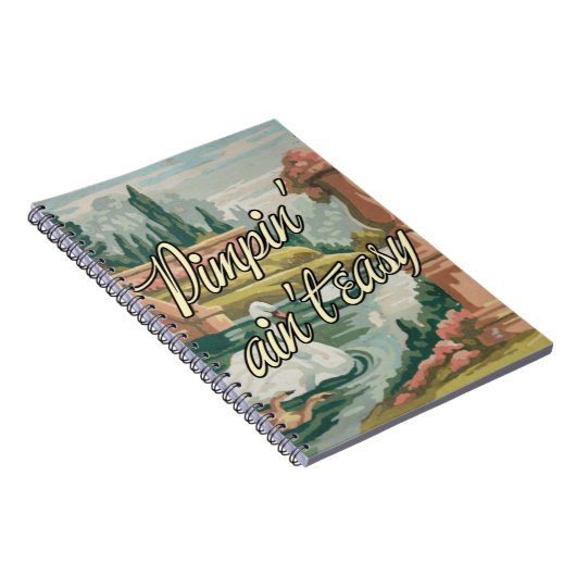 Fun  PBN zwemt Schilderachtig notebook met Twist Notitieboek (Rechterzijde)