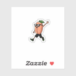 Fun Peach Sticker