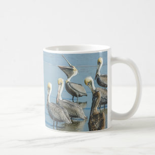 Fun Pelicans op de Beach Coffee-Mok Koffiemok