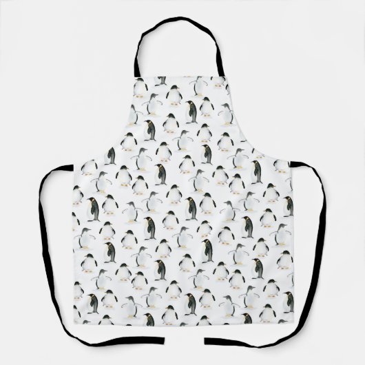 Fun Penguin Apron Schort (Voorkant)