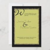 Fun Penguin Foto Zoo Wedding Invitations Kaart (Achterkant)