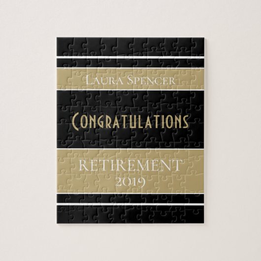 Fun Pensioen felicitaties puzzel Legpuzzel (Verticaal)