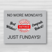 Fun Pensioenfeest Perfect Poster