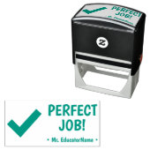 Fun "PERFECT JOB!" Schoolleraar Rubber Stamp Zelfinktende Stempel (In situ)