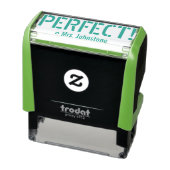 Fun "PERFECT!" + Rubber stempel van de onderwijsna (Product)