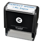 Fun "PERFECT WORK!" Educator Rubber Stamp Zelfinktende Stempel (Product)