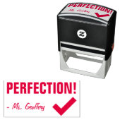 Fun "PERFECTION!" + Rubber Stempel van de educator (In situ)