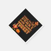 Fun PERKY VOOR TURKIJE Plaid Thanksgiving Servet (Hoek)