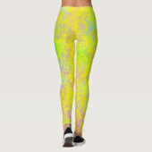 Fun Personalized Crayon Colors voegen Jouw naam to Leggings (Achterkant)