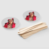 Fun Personalized Face on a Stick Photo Prop Handwaaier (Niet-gemonteerd)