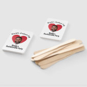 Fun Personalized Face on Stick Bachelorette Party Handwaaier (Niet-gemonteerd)