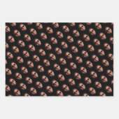 Fun Personalized Face Photo Inpakpapier Vel (Voorkant 3)