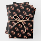 Fun Personalized Face Photo Inpakpapier Vel (In situ)