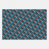 Fun Personalized Face Photo Inpakpapier Vel (Voorkant 3)