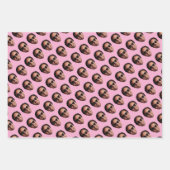 Fun Personalized Face Photo Inpakpapier Vel (Voorkant 3)