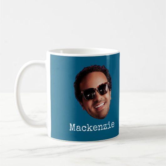 Fun Personalized Face Photo Koffiemok (Links)