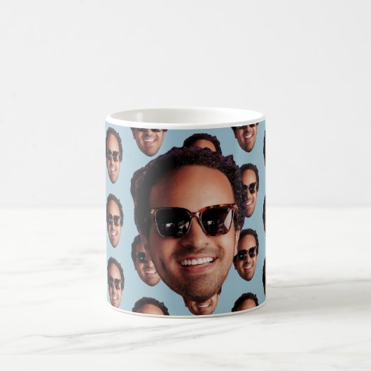 Fun Personalized Face Photo Koffiemok (Center)
