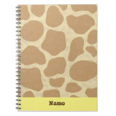 Fun Personalized Giraffe Notitieboek (Voorkant)