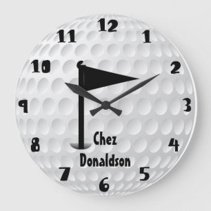 Fun Personalized Golf Grote Klok