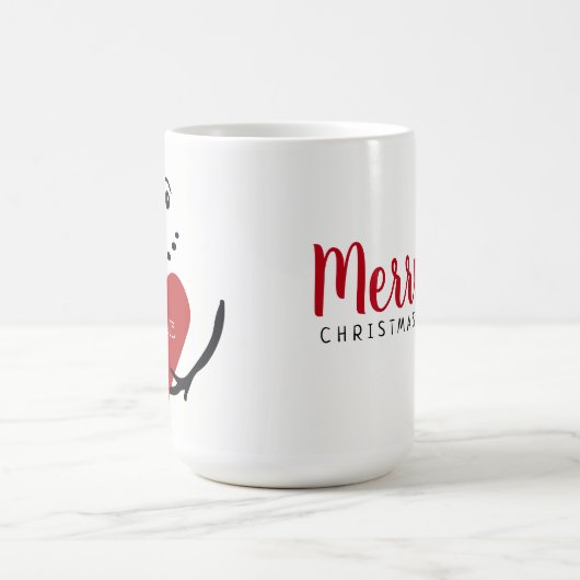 Fun Personalized Snowman Coffee Mok (Center)