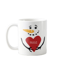 Fun Personalized Snowman Coffee Mok