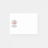 Fun Personalized TEACHER SMILES VOORDAT CHRISTMAS  Post-it® Notes (Voorkant)