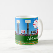 Fun Personated Baseball Mok Boy Sports Gift (Voorkant rechts)