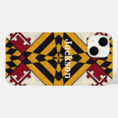 Fun Persoonlijke iPhone Case Maryland Flag Grafisc (Achterkant (horizontaal))