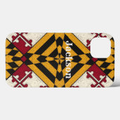Fun Persoonlijke iPhone Case Maryland Flag Grafisc (Achterkant (horizontaal))