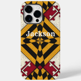 Fun Persoonlijke iPhone Case Maryland Flag Grafisc