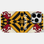 Fun Persoonlijke iPhone Case Maryland Flag Grafisc (Achterkant (horizontaal))