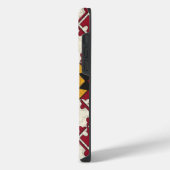 Fun Persoonlijke iPhone Case Maryland Flag Grafisc Hoesje (Linkerkant)