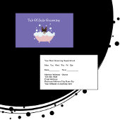 Fun Pet Grooming Appointing Visitekaartjes