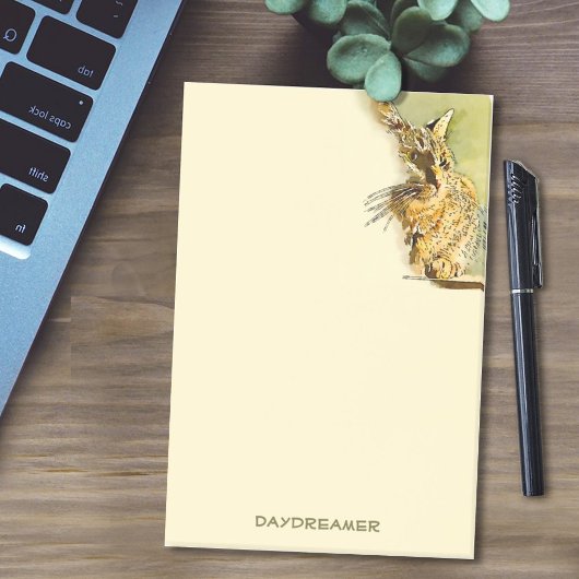 Fun Pet Sitter Kat Persoonlijke Waterverf Post-it® Notes