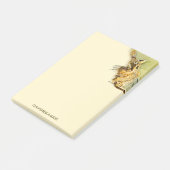 Fun Pet Sitter Kat Persoonlijke Waterverf Post-it® Notes (Schuin)