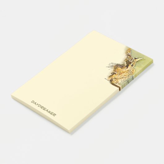 Fun Pet Sitter Kat Persoonlijke Waterverf Post-it® Notes (Schuin)