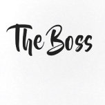 FUN-PETTEN GEBORDUURDE PET<br><div class="desc">The Boss - dit is gewoon om iedereen te laten weten met wie ze te maken hebben! Klik op Aanpassen om het aan te passen. Bezoek onze winkel door op twee bedrijven te klikken. Engeland UK.</div>