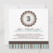 Fun Photo Birthday Party Invitation Kaart (Achterkant)