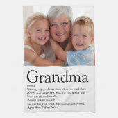 Fun Photo Cool Grandma Grandmoeder Definition Theedoek (Verticaal)
