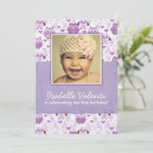 Fun Photo Owls Birthday Party Invitation 5X7 Kaart (Staand voorkant)