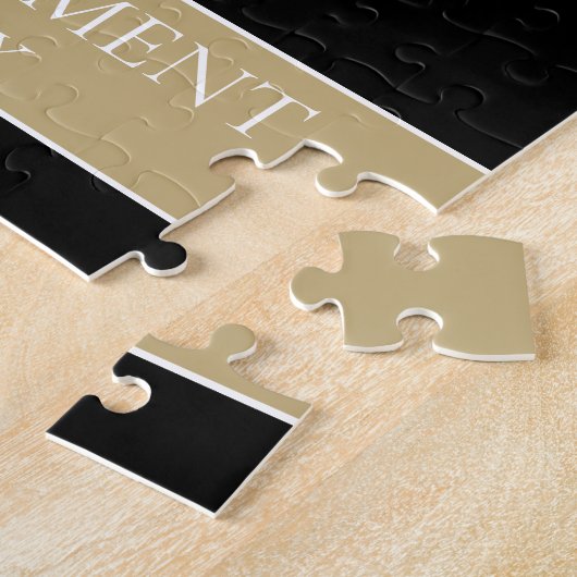 Fun Photo Retirement bevat puzzle Legpuzzel (Zijkant)