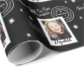 Fun Photo Stamp Gift Identifier open voor Kerstmis Cadeaupapier (Rol Hoek)