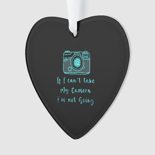 Fun Photographer Gift Cinematorgrafie Ornament (voorkant)